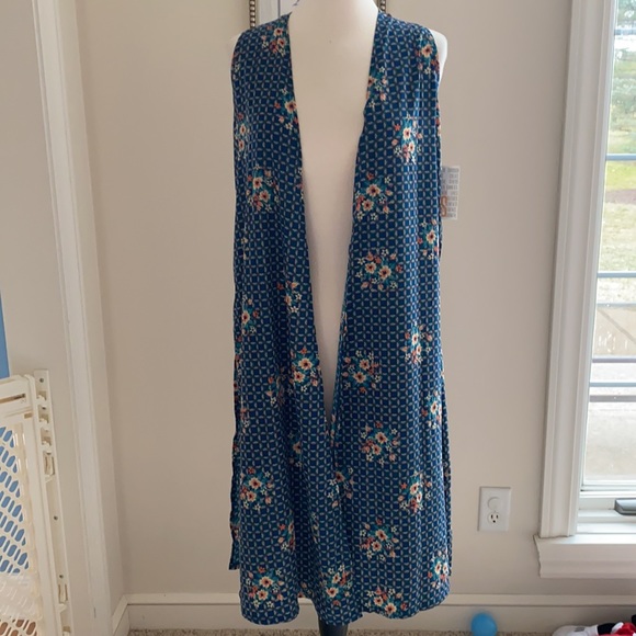 • Lularoe Floral Joy Cardigan • - Picture 3 of 7